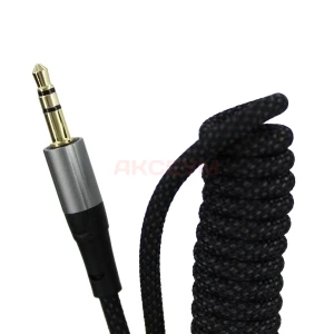 Кабель AUX 3.5 мм Jack - 3.5 мм Jack Hoco UPA33 (1.5 м) черный