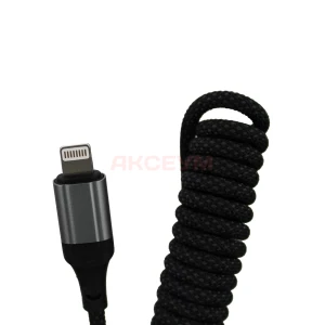 Кабель AUX 3.5 мм Jack - Lightning Hoco UPA33A (1.5 м) черный
