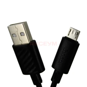 Кабель USB - MicroUSB черный