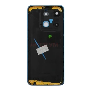 Задняя крышка для Infinix Smart 7 (голубая) - Премиум