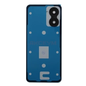 Задняя крышка для Realme C33 (голубая) - Премиум