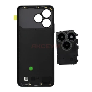 Задняя крышка для Realme C51 (черная) - Премиум