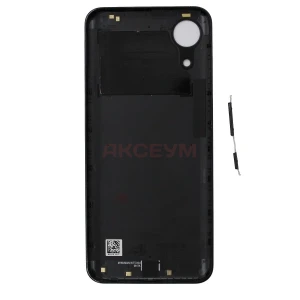Задняя крышка для Samsung Galaxy A03 Core (A032F) черная (глянцевая)