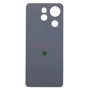 Задняя крышка для Tecno Spark 20 Pro (голубая) - Премиум