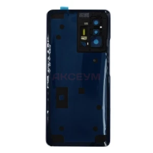Задняя крышка для Xiaomi 11T/11T Pro (голубая) - Премиум