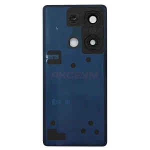 Задняя крышка для Xiaomi Redmi Note 13 Pro 4G (черная) - Премиум