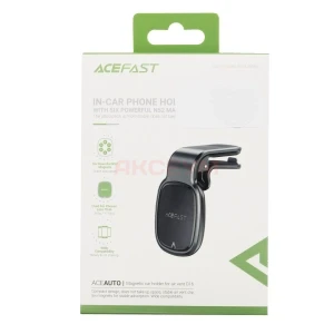 Авто держатель Acefast D16 (магнитный/в дефлектор) черный