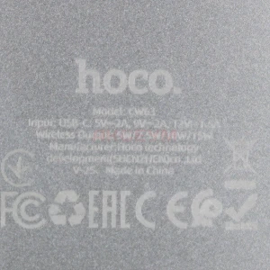 Беспроводная зарядка Hoco CW63 (15W/быстрая зарядка/Qi2) белая