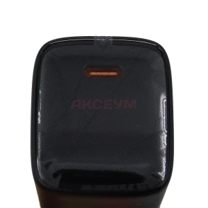 Сетевая зарядка Type-C Acefast A115 (30W/PD/кабель Type-C-Type-C/GaN/с дисплеем) черная