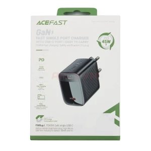Сетевая зарядка Type-C Acefast A112 (45W/PD/AVS/GaN) черная
