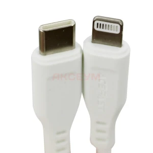 Кабель Type-C - Lightning Acefast C3-01 (3A/30W/PD/MFI/1.2 м) белый