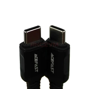 Кабель Type-C - Type-C Acefast C1-03 (3A/60W/PD/оплетка нейлон/1.2 м) черный