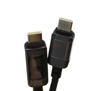 Кабель Type-C - Type-C Acefast C21-03 (3A/60W/PD/оплетка нейлон/1.2 м) черный
