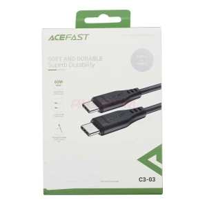 Кабель Type-C - Type-C Acefast C3-03 (3A/60W/PD/1.2 м) черный