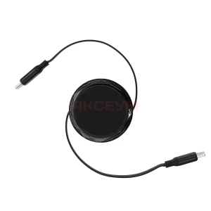 Кабель Type-C - Type-C Acefast С13-03 (3A/60W/PD/0.8 м/двойное втягивание) черный