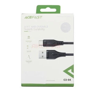 Кабель USB - Type-C Acefast C3-04 (3A/1.2 м) черный