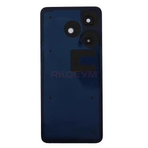 Задняя крышка для Tecno Spark Go 2024 (черная) - Премиум