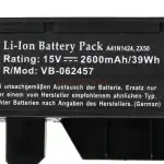 Аккумулятор для ноутбука Asus A41N1424 (FX-PLUS GL552 GL552J GL552JX GL552V) 2600 mAh