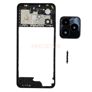 Средняя часть для Realme C53 (черная)