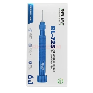 Отвертка Relife RL-725 (5 насадок, магнитная, динамометрическая 0,5 кгс/см2 )