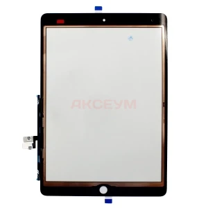Тачскрин для iPad 10.2 2021 (A2602/A2603/A2604/A2605) черный - Оригинал 100