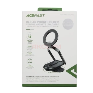 Авто держатель Acefast D54 (магнитный/на приборную панель) черный