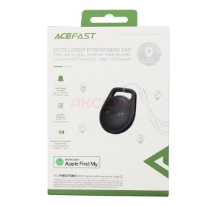 GPS трекер (метка) Acefast S2 (черный)
