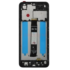 Дисплей с рамкой для Xiaomi Poco C51 с тачскрином (черный) - Оригинал