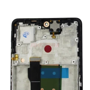 Дисплей с рамкой для Xiaomi Poco X5 Pro 5G/Redmi Note 12 Pro 5G с тачскрином (черный) - Оригинал