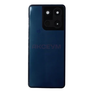 Задняя крышка для Vivo Y36 4G (черная) - Премиум