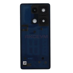 Задняя крышка для Xiaomi Poco M6 Pro 4G (голубая) - Премиум
