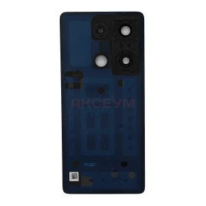 Задняя крышка для Xiaomi Poco M6 Pro 4G (черная) - Премиум