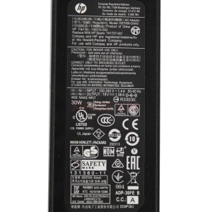 Блок питания для ноутбуков HP 19V 1.58A 30W (4.0х1.7)