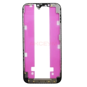 Рамка дисплея для iPhone 12 Pro Max (черная) - Оригинал Feaglet
