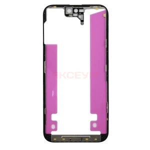 Рамка дисплея для iPhone 14 Pro Max (черная) - Оригинал Feaglet