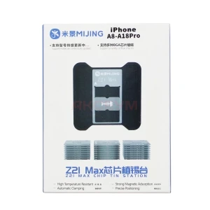Платформа для реболлинга Mijing Z21 Max (в комплекте трафареты) для iPhone X–16 Pro Max