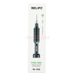 Отвертка Relife RL-730 (тонкий крестик 2,5 мм со штырьком, магнитная)