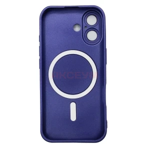 Чехол-накладка для iPhone 17 SM020 Matte MagSafe (темно-синий)