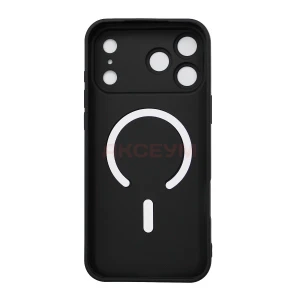 Чехол-накладка для iPhone 17 Pro SM020 Matte MagSafe (черный)
