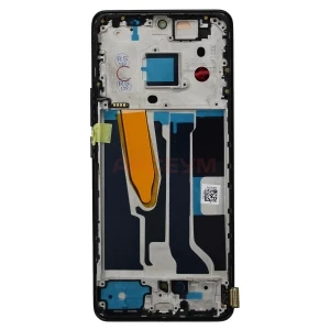 Дисплей с рамкой для Realme 11 Pro 5G/11 Pro+ 5G (черный) - Оригинал