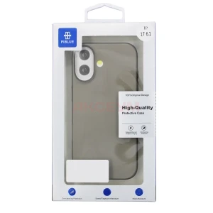 Чехол накладка для iPhone 17 PC091 (черный)