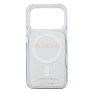 Чехол накладка для iPhone 17 Pro MagSafe Clear Case (белый)