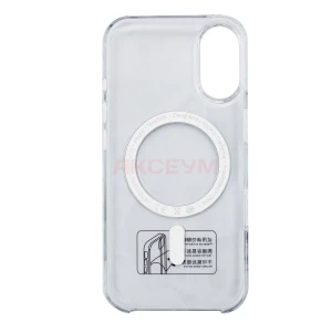 Чехол накладка для iPhone 17 MagSafe Clear Case (белый)