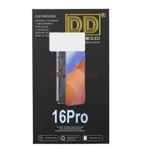 Дисплей для iPhone 16 Pro (Hard OLED/HD+/площадка под IC) с тачскрином (черный) - DD