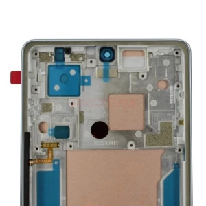 Дисплей с рамкой для Infinix GT 20 Pro (серебро) - Оригинал