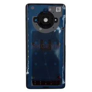 Задняя крышка для Realme 11 Pro+ 5G (черная) - Премиум