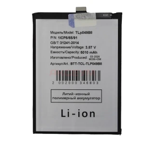 Аккумулятор TLp049B8 для TCL 505