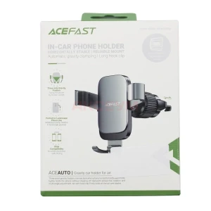 Авто держатель Acefast D59 (раздвижной/в дефлектор) серый