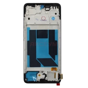 Дисплей с рамкой для Xiaomi Redmi Note 14 4G с тачскрином (черный) - OLED