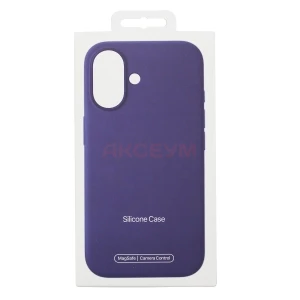 Чехол для iPhone 17 MagSafe ORG Silicone Case с анимацией (фиолетовый туман)